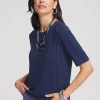 Best Touch Of Cool™ Denim Short Sleeve Tee Tops