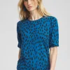 Sale Touch Of Cool™ Dots Roll Cuff Tee Tops
