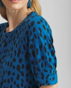 Sale Touch Of Cool™ Dots Roll Cuff Tee Tops