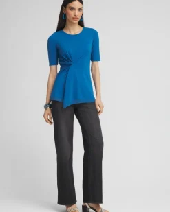 New Touch Of Cool™ Draped Tunic Tops