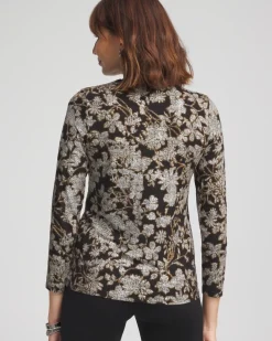 Hot Touch Of Cool™ Floral Foil Layering Tee Tops | Tees