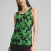 Clearance Touch Of Cool™ Floral Polished Tank Tops