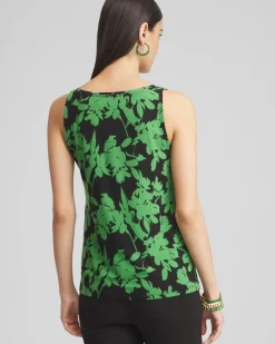 Clearance Touch Of Cool™ Floral Polished Tank Tops
