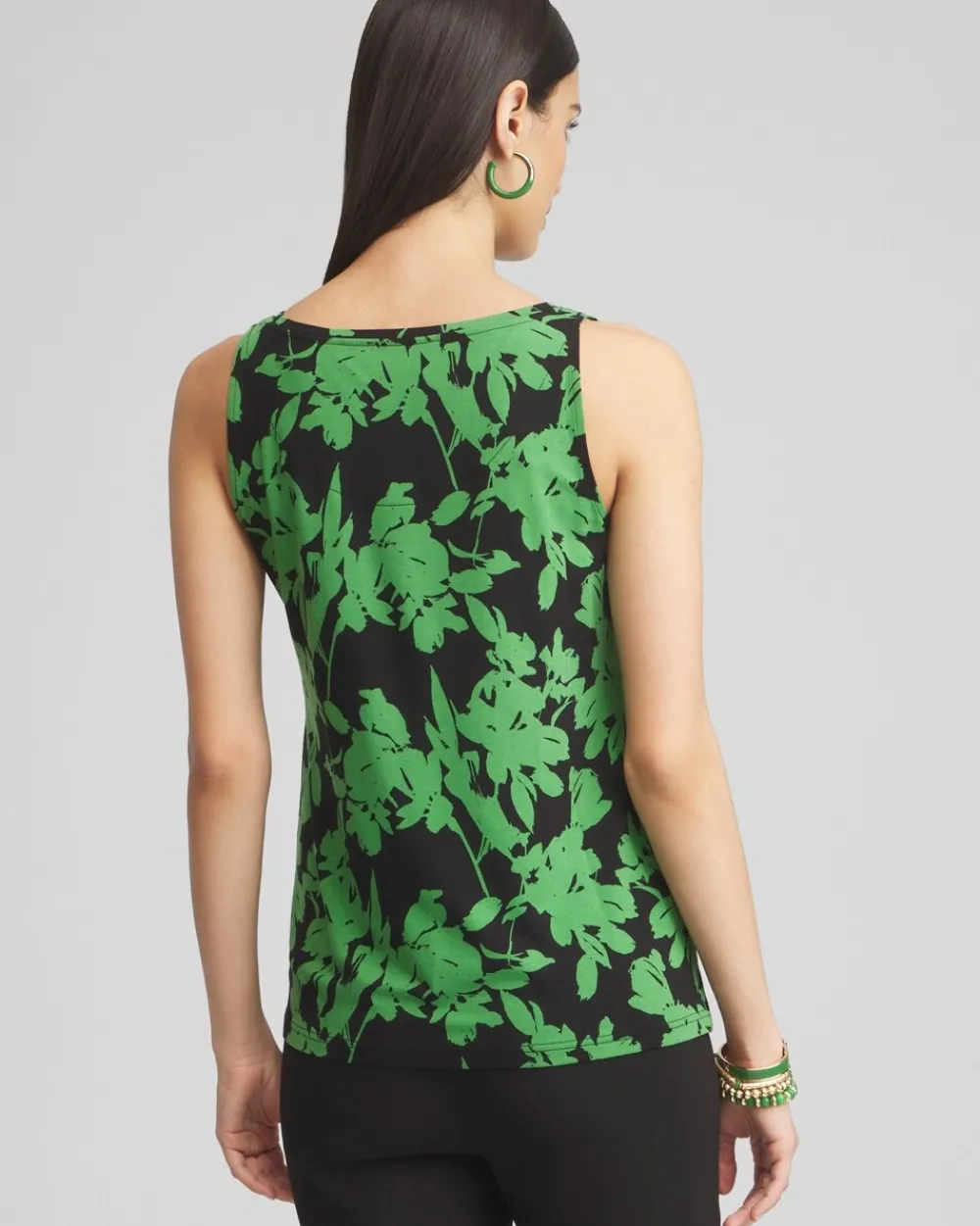 Clearance Touch Of Cool™ Floral Polished Tank Tops
