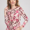 Cheap Touch Of Cool™ Floral Scroll Layering Tee Tops | Tees