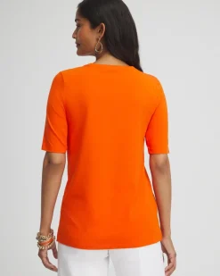 Best Sale Touch Of Cool™ Hardware Detail Tee Tops