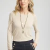 Clearance Touch Of Cool™ Heather Long Sleeve Tee Tops