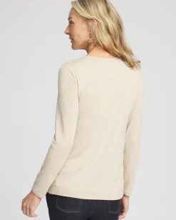 Clearance Touch Of Cool™ Heather Long Sleeve Tee Tops