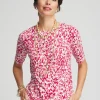Cheap Touch Of Cool™ Leopard Short Sleeve Tee Tops
