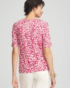 Cheap Touch Of Cool™ Leopard Short Sleeve Tee Tops