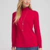 Discount Touch Of Cool™ Mock Neck Layering Tee Tops