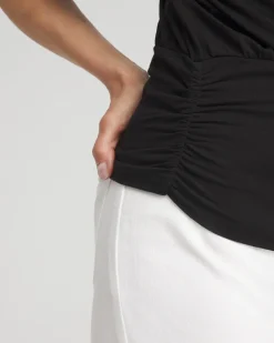 Outlet Touch Of Cool™ Ruched Banded Hem Top Tops