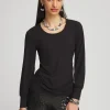 Sale Touch Of Cool™ Shirred Layering Tee Tops | Tees