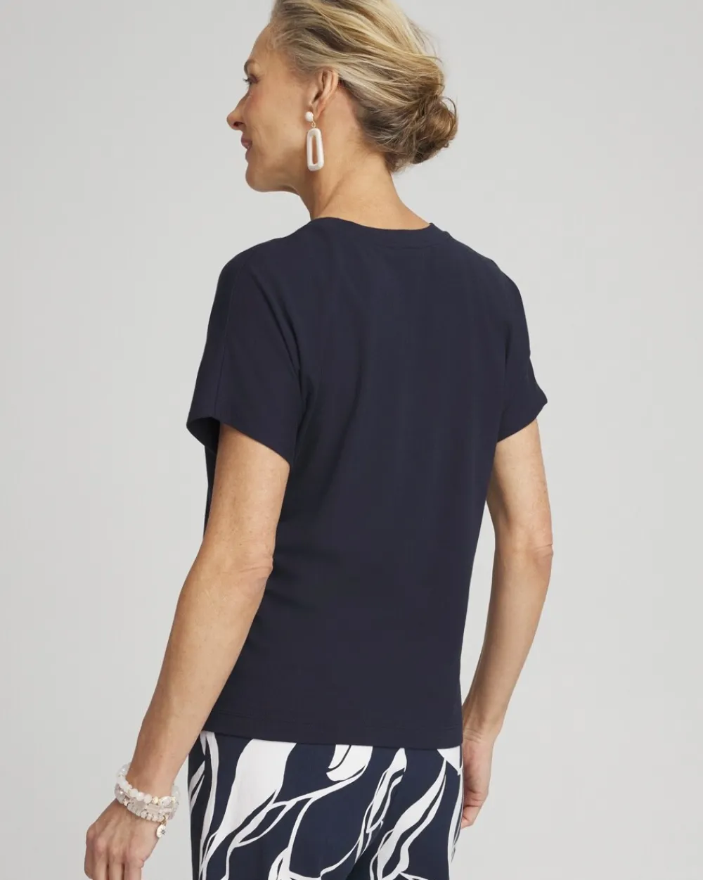 Cheap Touch Of Cool™ Shoulder Detail Tee Tops