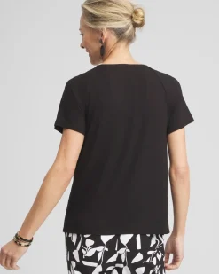 Sale Touch Of Cool™ Smocked Top Tops