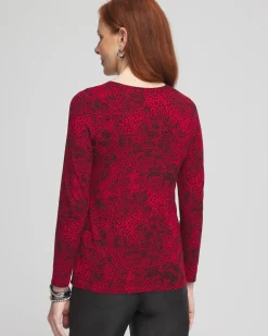 Shop Touch Of Cool™ Snake Print Layering Tee Tops | Tees