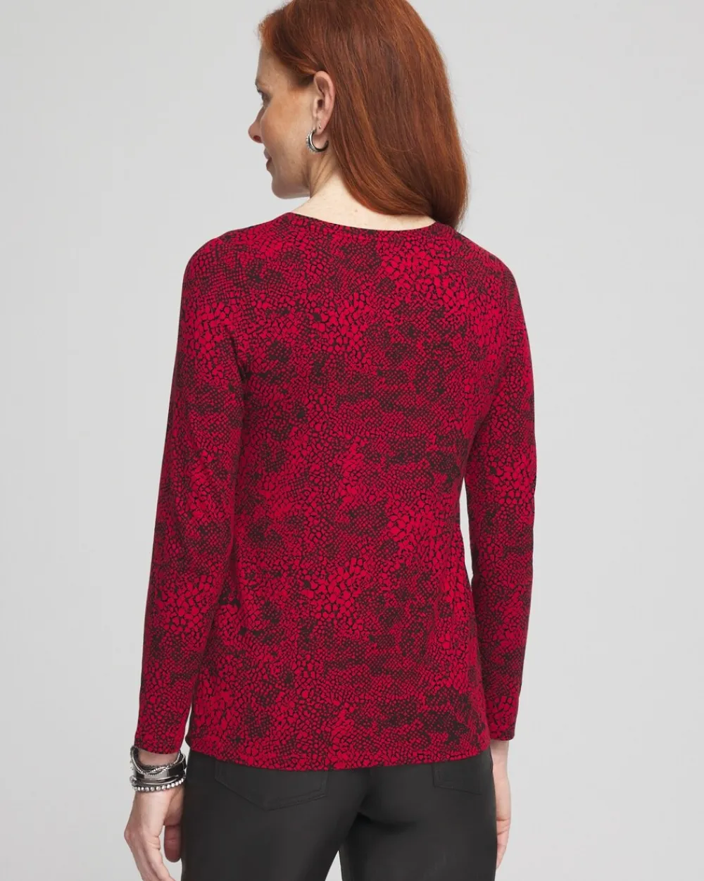 Shop Touch Of Cool™ Snake Print Layering Tee Tops | Tees
