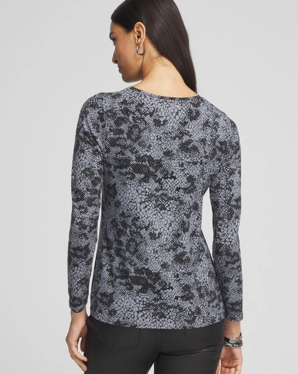 Cheap Touch Of Cool™ Snake Print Layering Tee Tops | Tees