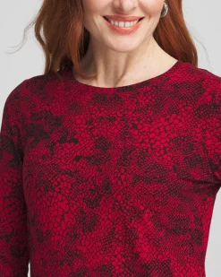 Shop Touch Of Cool™ Snake Print Layering Tee Tops | Tees