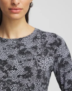 Cheap Touch Of Cool™ Snake Print Layering Tee Tops | Tees