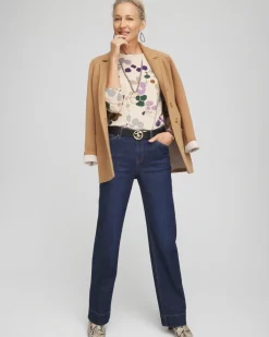 Clearance Touch Of Cool™ Sprig Dot Long Sleeve Layering Tee Tops