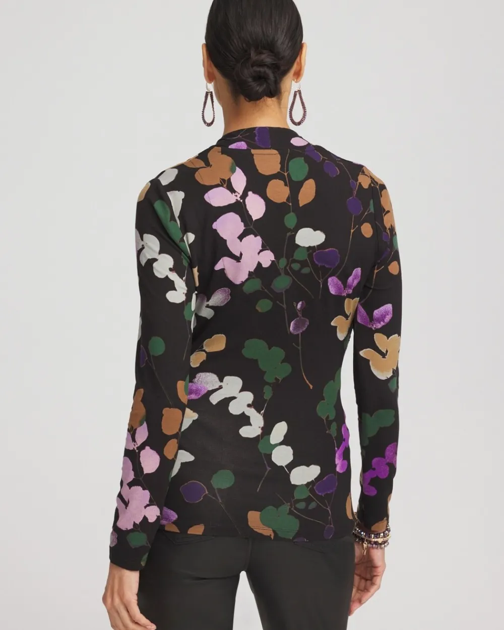 Discount Touch Of Cool™ Sprigs Surplice Top Tops