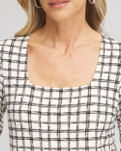Flash Sale Touch Of Cool™ Square Neck Tee Tops