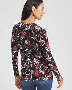 Cheap Touch Of Cool™ Swirl Layering Tee Tops