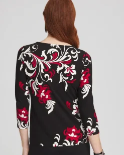 Cheap Touch Of Cool™ Swirl Square Neck Tee Tops