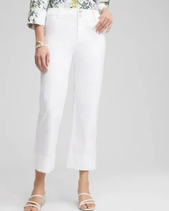 Hot Trapunto Wide Leg Cropped Pants Pants
