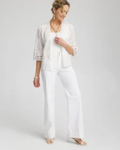 Shop Trapunto Wide Leg Pants Pants