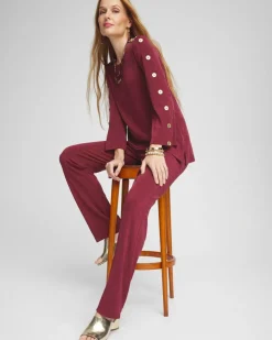 Cheap Travelers™ Button Sleeve Tunic Tops