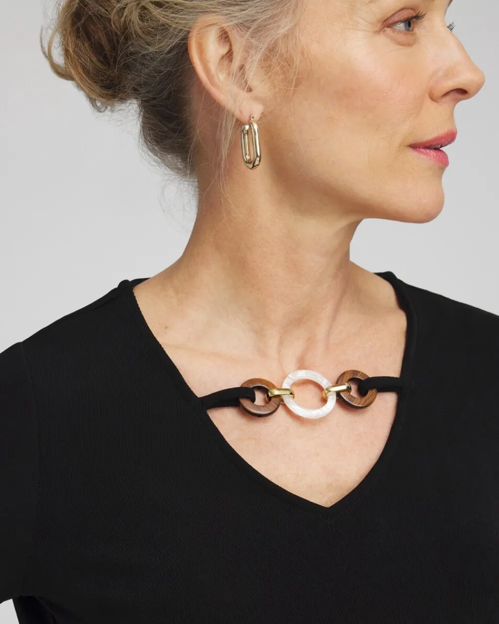 Cheap Travelers™ Chain Detail Top Tops