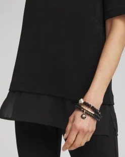 Fashion Travelers™ Chiffon Hem Top Tops