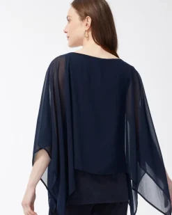 Fashion Travelers Chiffon Layered Top Tops