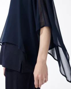 Fashion Travelers Chiffon Layered Top Tops