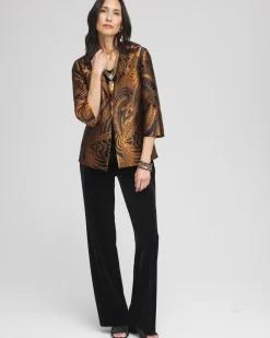 Sale Travelers™ Collection Floral Jacquard Jacket Jackets & Coats