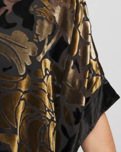 Best Travelers™ Collection Velvet Print Poncho Tops