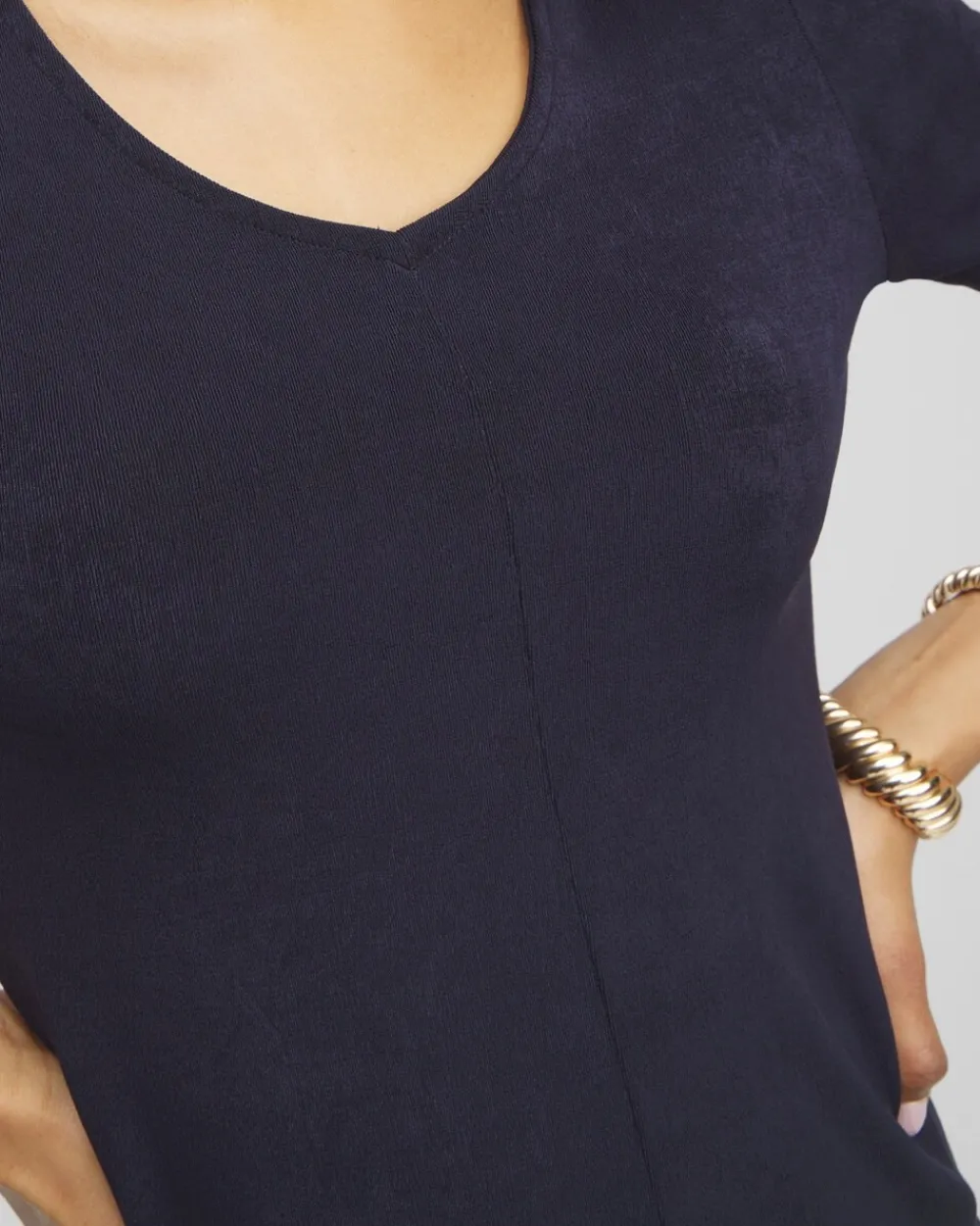 Cheap Travelers™ Double V-neck Top Tops