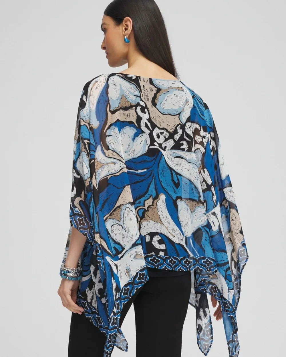 Best Travelers™ Floral Chiffon Layer Top Tops