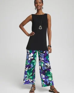 Discount Travelers™ Floral Cropped Pants Pants