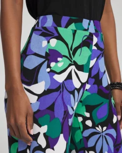 Discount Travelers™ Floral Cropped Pants Pants