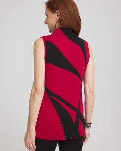 Flash Sale Travelers™ Jacquard Mockneck Tank Tops