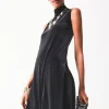 Cheap Travelers™ Maxi Mock-Neck Velvet Tunic Tops