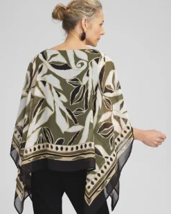 Fashion Travelers™ Paisley Chiffon Layer Top Tops
