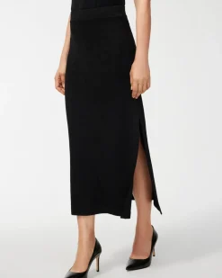 Online Travelers Side Slit Maxi Skirt Skirts