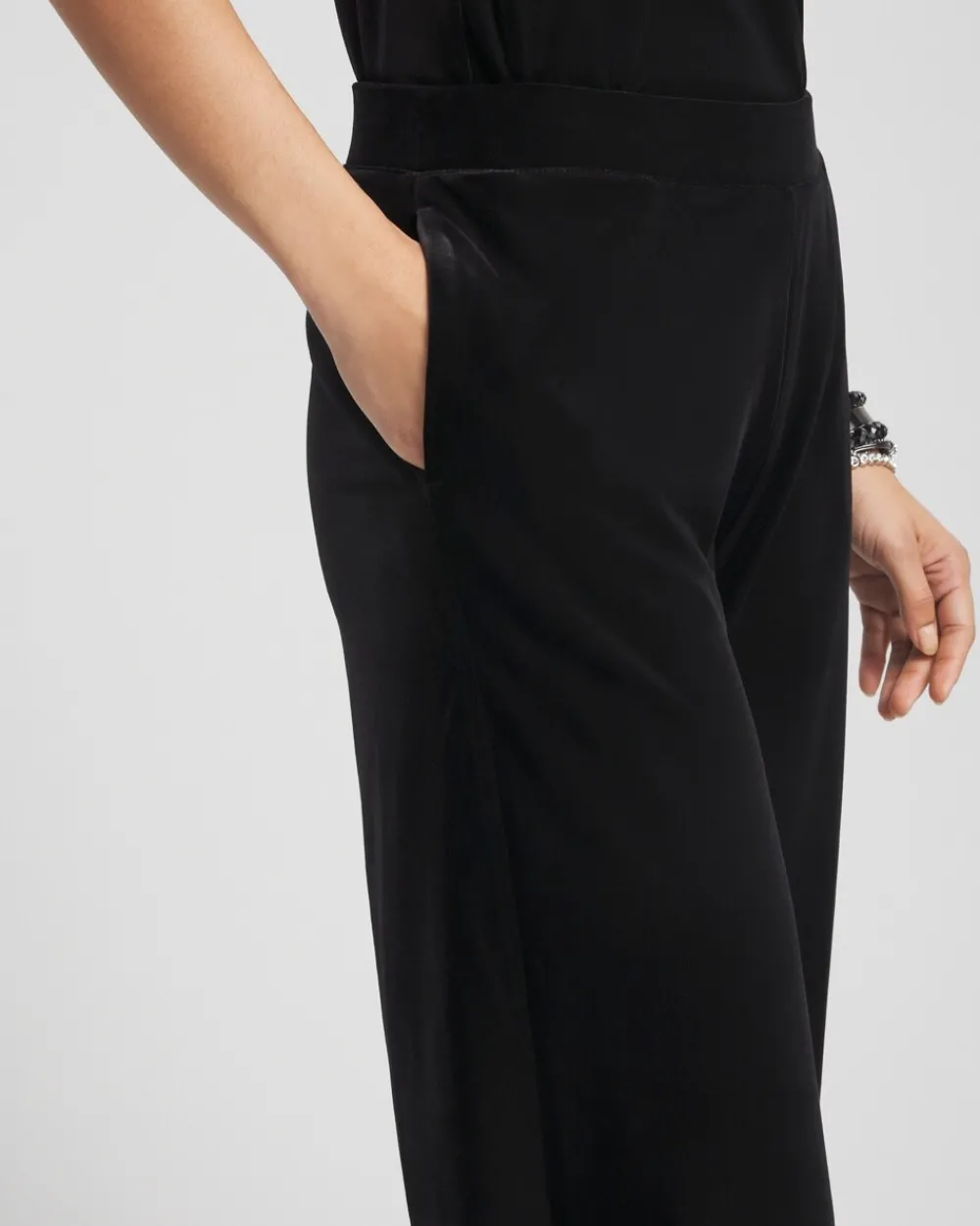 Cheap Travelers™ Velvet Wide Leg Pant Pants