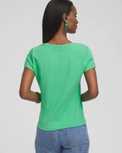 Hot V-neck Perfect Tee Tops