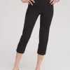 Best Wide Waistband Vented Pull-on Capris Pants