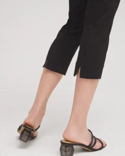 Best Wide Waistband Vented Pull-on Capris Pants